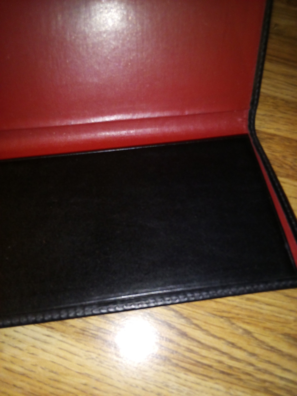 Dooney & Bourke Black Leather Wallet & Checkbook Cover - Picture 4 of 4